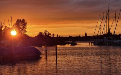 Goldener Moment auf dem Bodensee…
